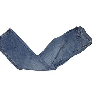 Levis 527 Jeans Mens Tag 32x34 Actual 32x33.5 Blue Bootcut Slim Western Ranch
